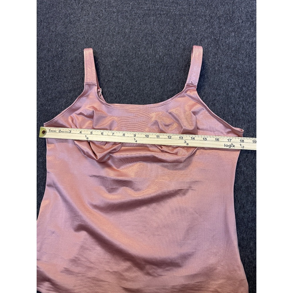 Ruby Ribbon Lace Cami Sz 44 Copper Color Shapewear Style 3022 Sculpting Tank Top - Picture 8 of 12